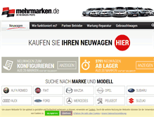 Tablet Screenshot of mehrmarken.de